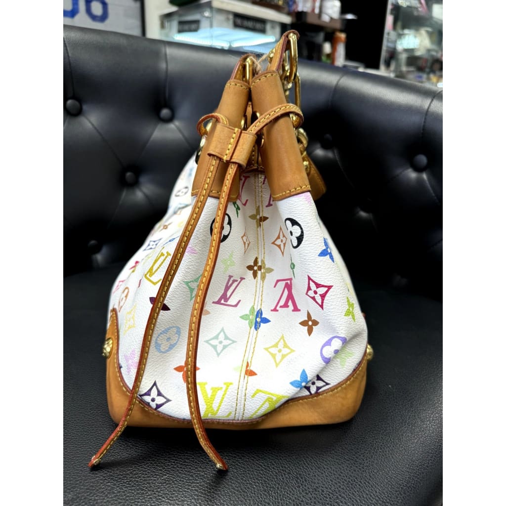 LOUIS VUITTON Ursula Monogram Multicolor Murakami Shoulder Bag (MSRP $2,500) - Medium / Leather( + 1) / Shoulder Bag