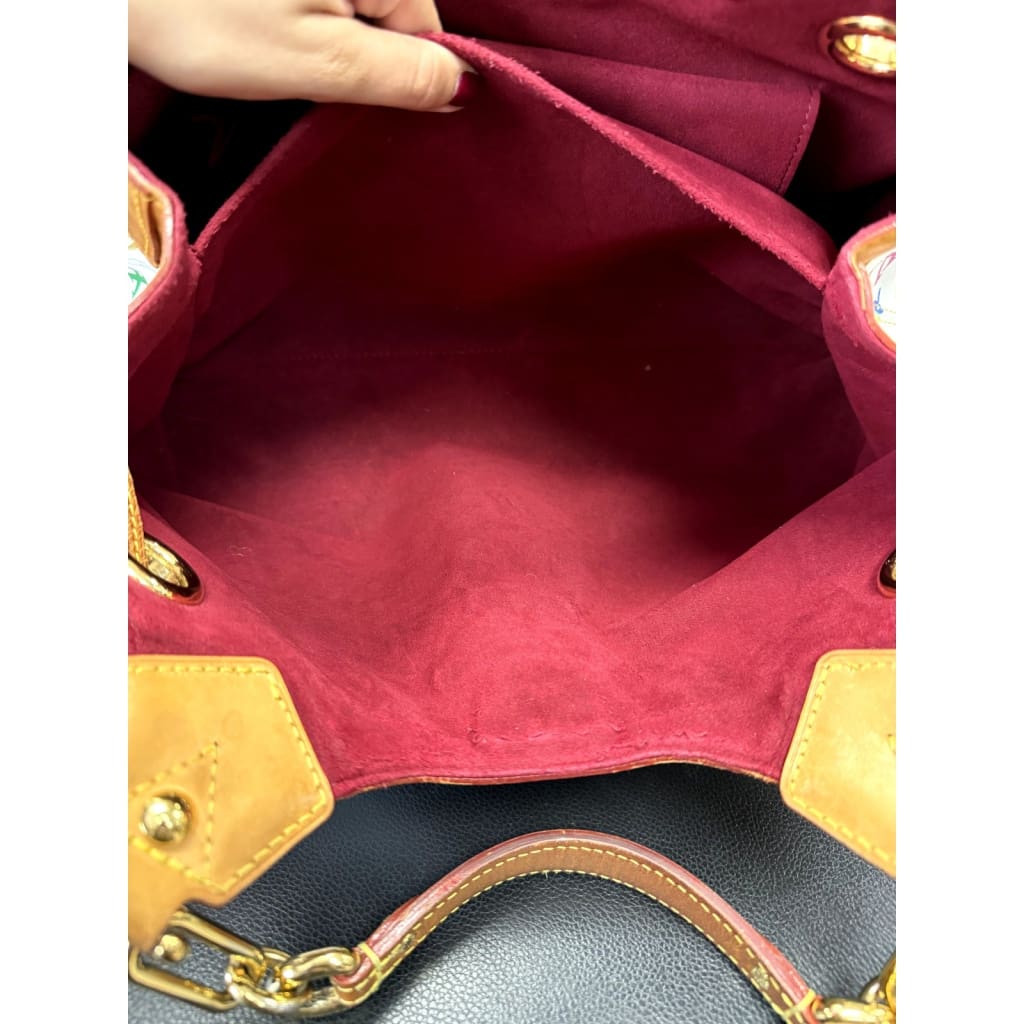 LOUIS VUITTON Ursula Monogram Multicolor Murakami Shoulder Bag (MSRP $2,500) - Medium / Leather( + 1) / Shoulder Bag