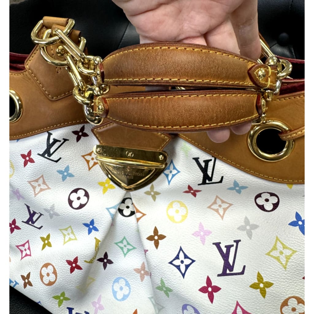 LOUIS VUITTON Ursula Monogram Multicolor Murakami Shoulder Bag (MSRP $2,500) - Medium / Leather( + 1) / Shoulder Bag