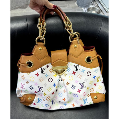 LOUIS VUITTON Ursula Monogram Multicolor Murakami Shoulder Bag (MSRP $2,500) - Medium / Leather( + 1) / Shoulder Bag