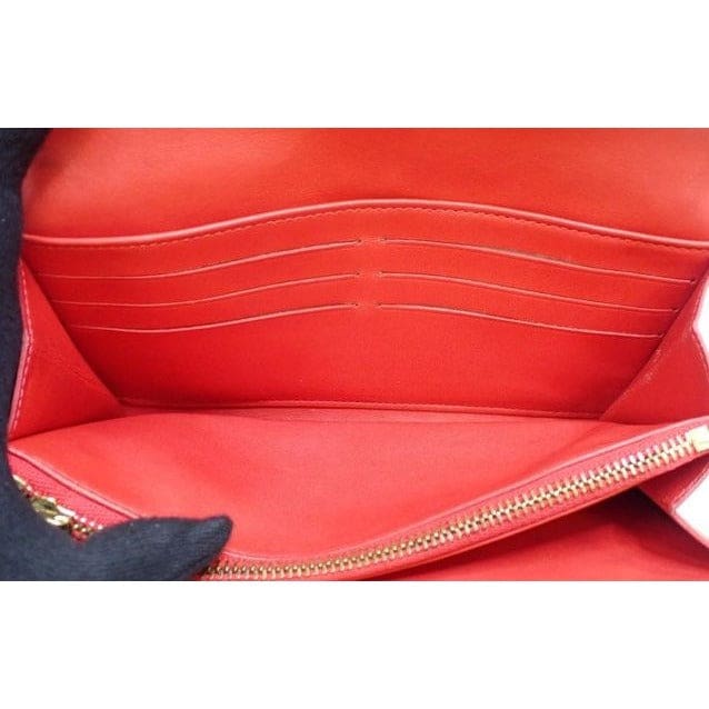 Louis Vuitton Vernis Sarah Wallet Orange/Sunset - orange / patent leather / long wallet