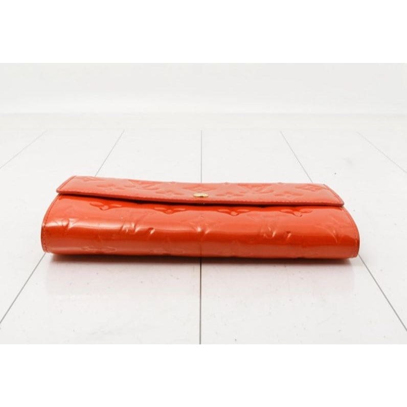 Louis Vuitton Vernis Sarah Wallet Orange/Sunset - orange / patent leather / long wallet