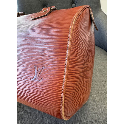 LOUIS VUITTON Vintage 90s Speedy 25 Kenyan Brown Epi - 25 / Brown / Leather