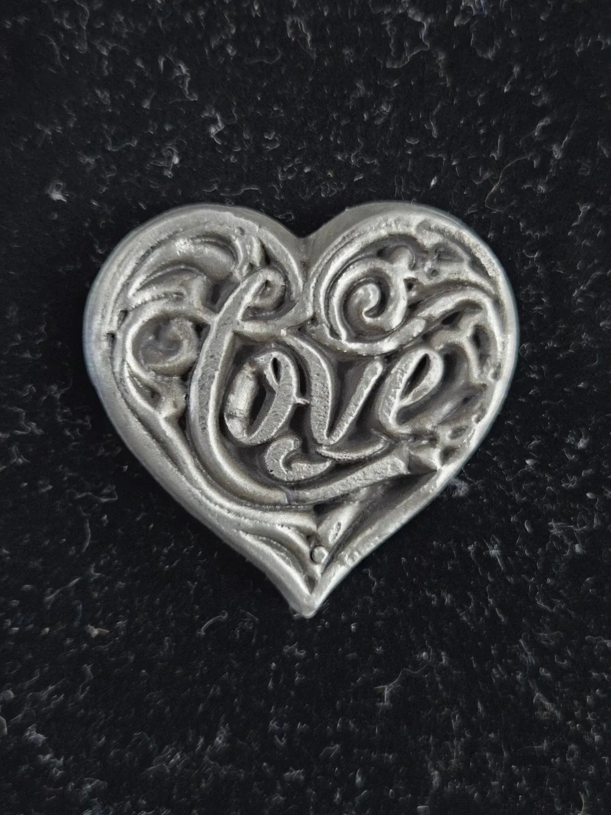 2 Troy Oz MK BarZ "Love Heart" Hand Poured .999 FS - MK BARZ AND BULLION