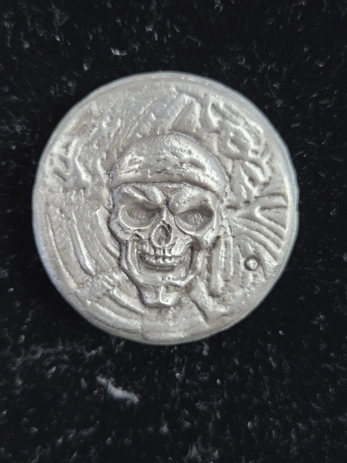 2.5 Troy Oz MK BarZ "Pirate" Hand Poured .999 FS - MK BARZ AND BULLION