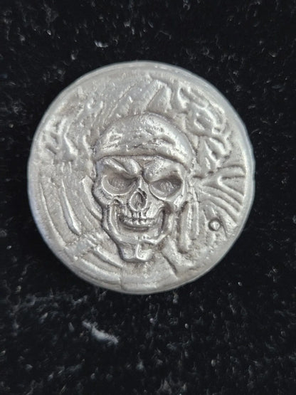 2.5 Troy Oz MK BarZ "Pirate" Hand Poured .999 FS - MK BARZ AND BULLION