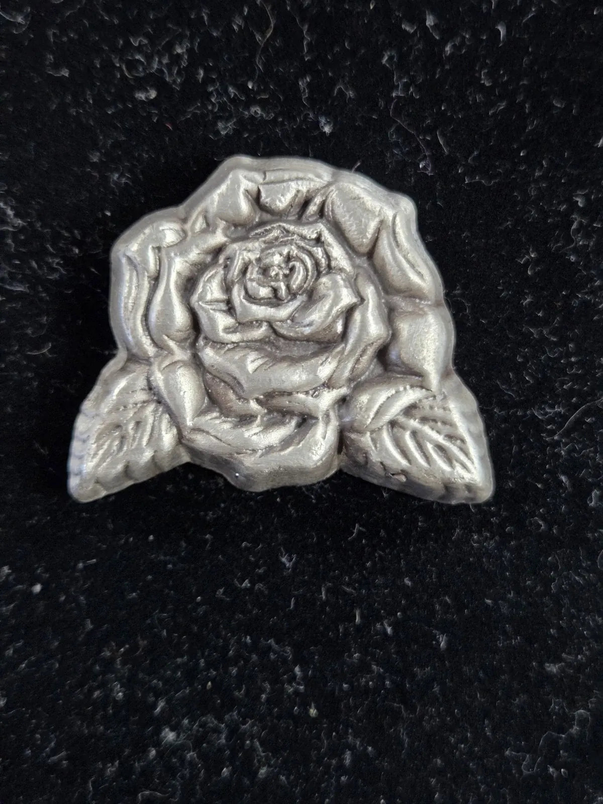 2.5 Troy Oz MK BarZ "Valentine's Rose" Hand Poured .999 FS - MK BARZ AND BULLION