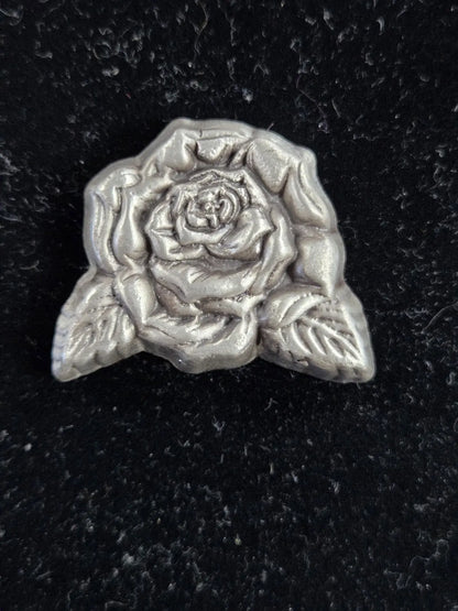 2.5 Troy Oz MK BarZ "Valentine's Rose" Hand Poured .999 FS - MK BARZ AND BULLION