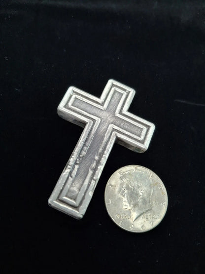 4 Oz MK Barz "Cross" .999 Fine Silver - MK BARZ AND BULLION