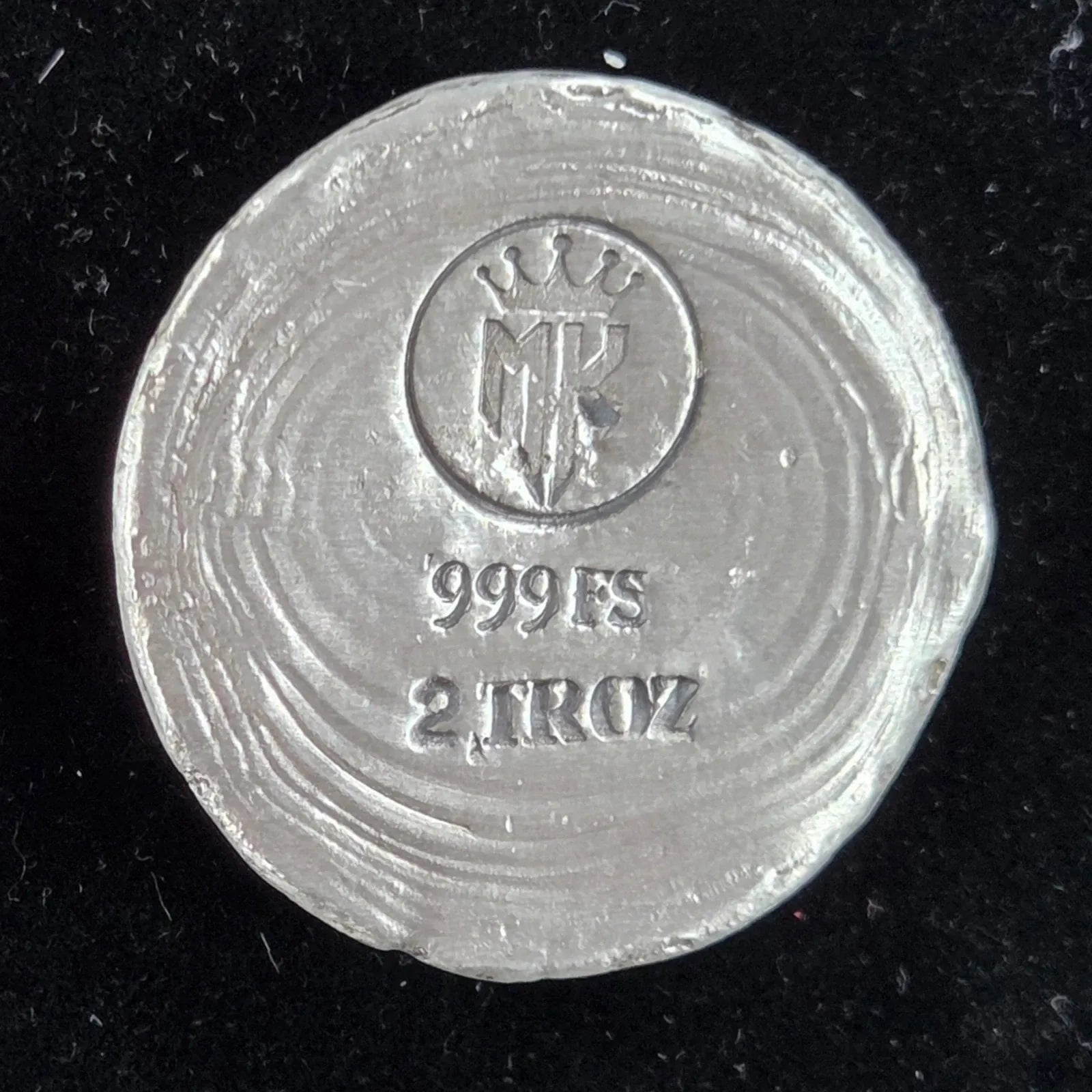 2 Oz MK BarZ "The Jedi Order" Bar .999 FS Hand Poured - MK BARZ AND BULLION