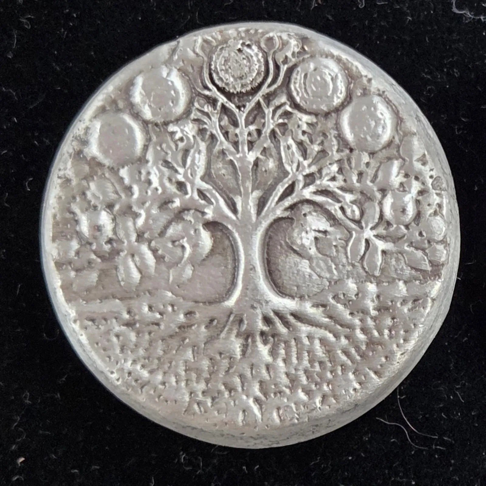 2 Oz MK BarZ "Tree of All Life" Bar .999 FS Hand Poured - MK BARZ AND BULLION