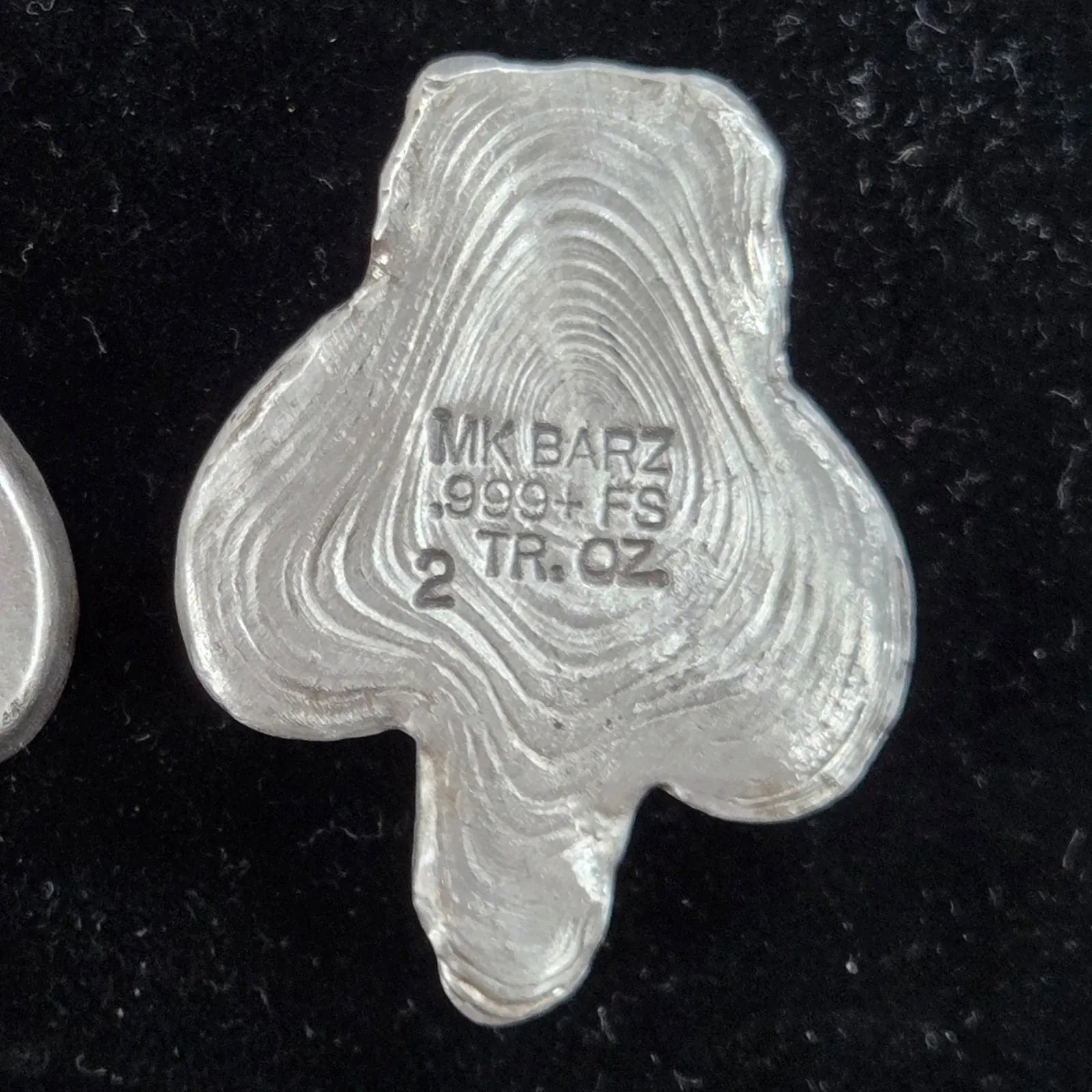 2 Oz MK BarZ "Mandalorian Mythosaur Skull" Bar .999 FS Hand Poured - MK BARZ AND BULLION