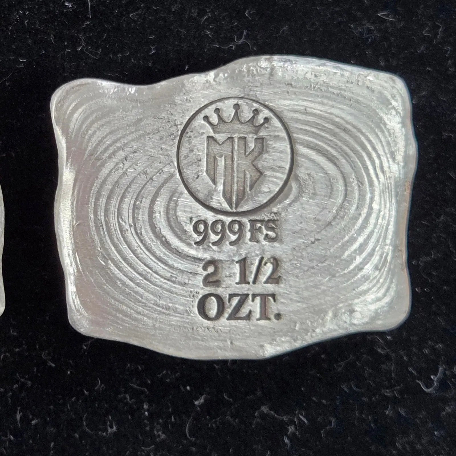 2.5 Oz MK BarZ "Pirate Sword" Bar .999 FS - MK BARZ AND BULLION