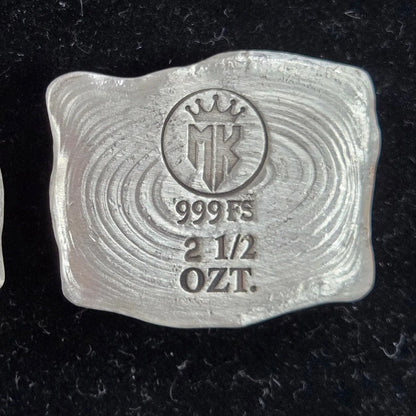 2.5 Oz MK BarZ "Pirate Sword" Bar .999 FS - MK BARZ AND BULLION