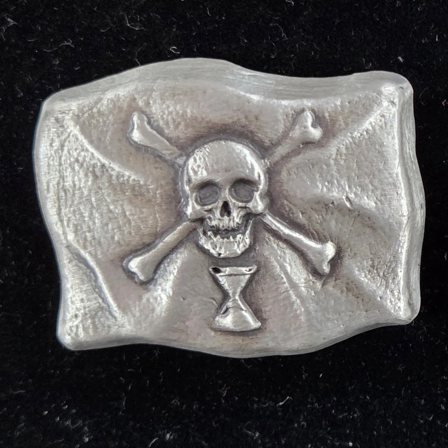 3 Troy Oz MK BarZ "Time to Pirate" Stamped Bar .999FS - MK BARZ AND BULLION