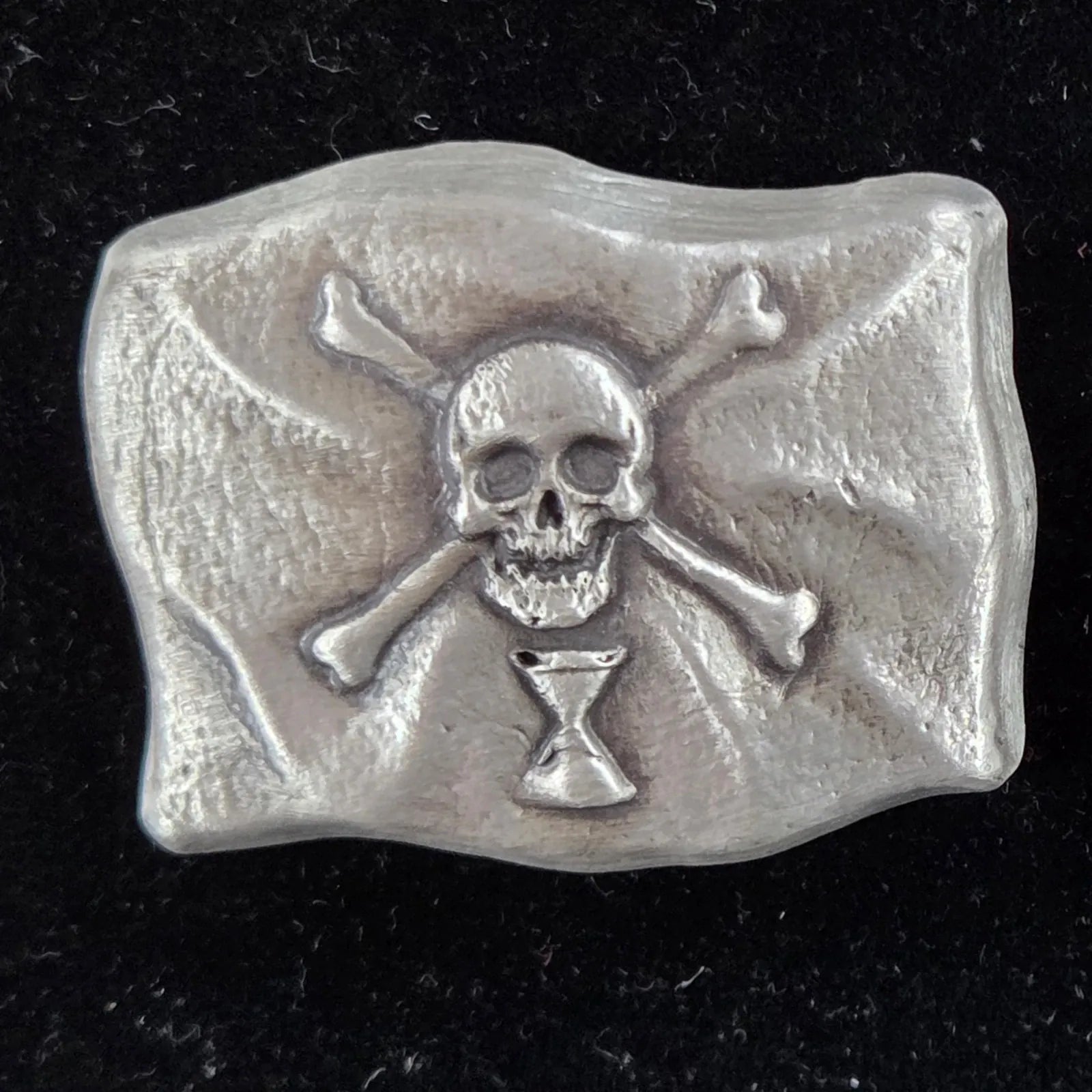 3 Troy Oz MK BarZ "Time to Pirate" Stamped Bar .999FS - MK BARZ AND BULLION
