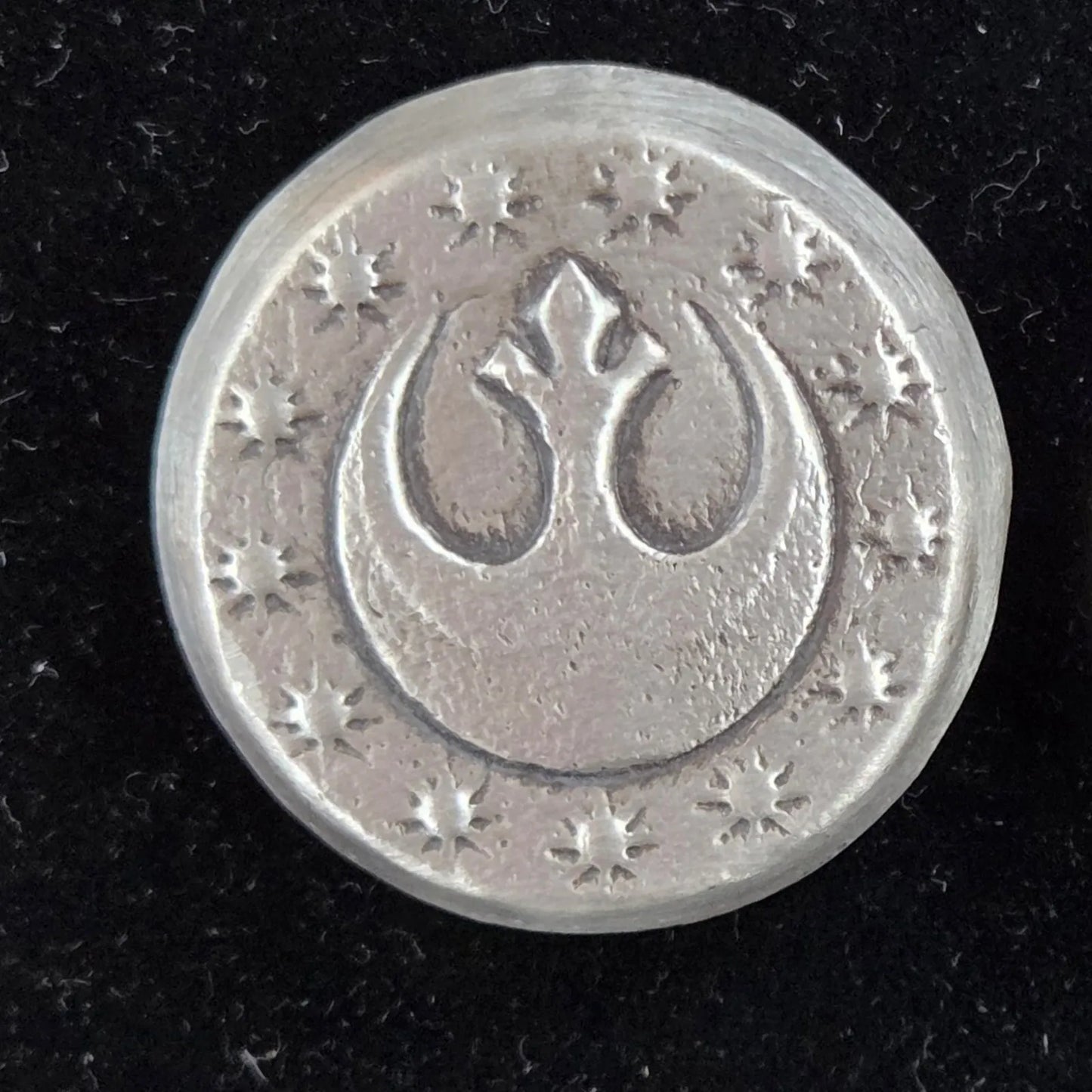 3 Troy Oz MK BarZ "Rebel Alliance Starbird" Stamped Bar .999FS - MK BARZ AND BULLION