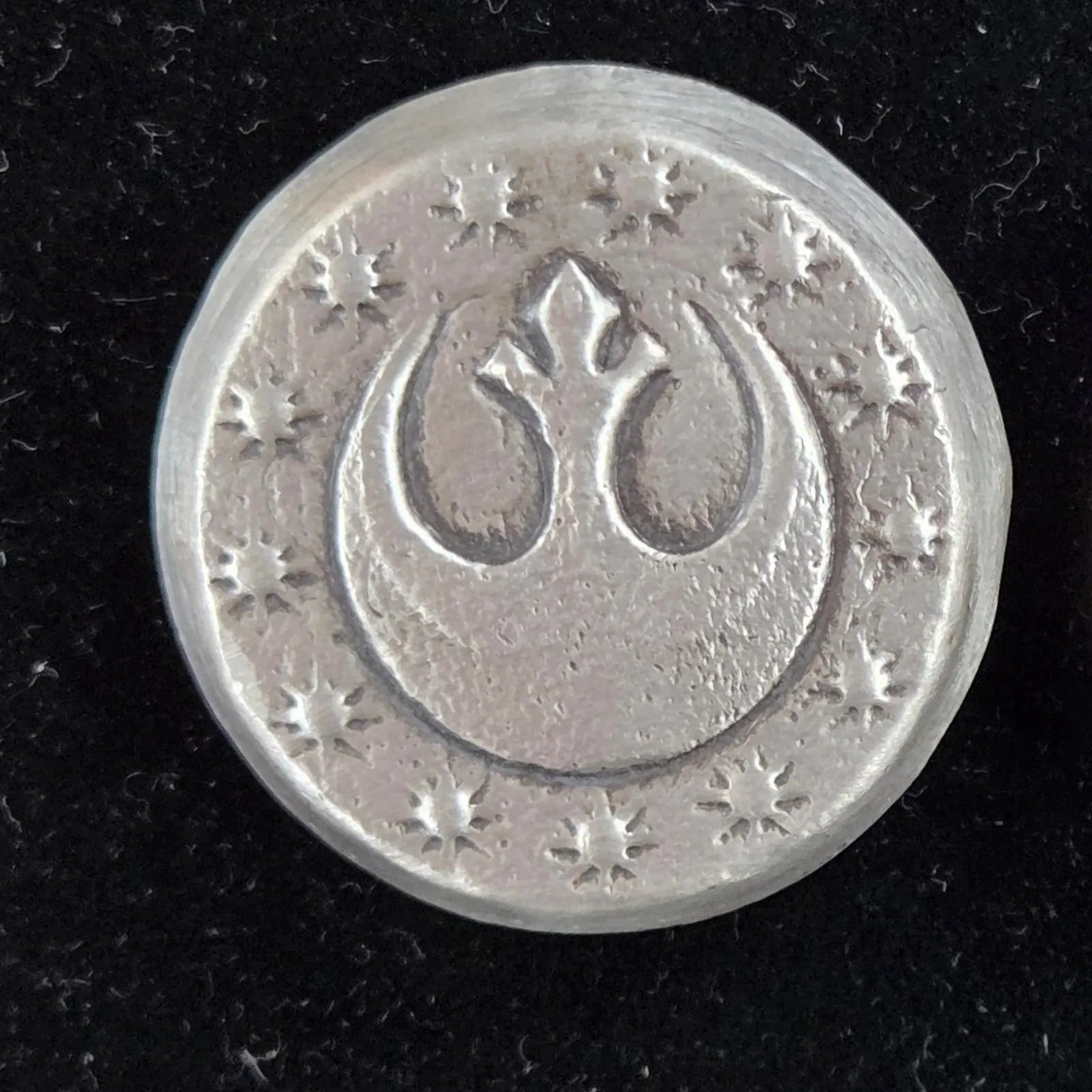 3 Troy Oz MK BarZ "Rebel Alliance Starbird" Stamped Bar .999FS - MK BARZ AND BULLION