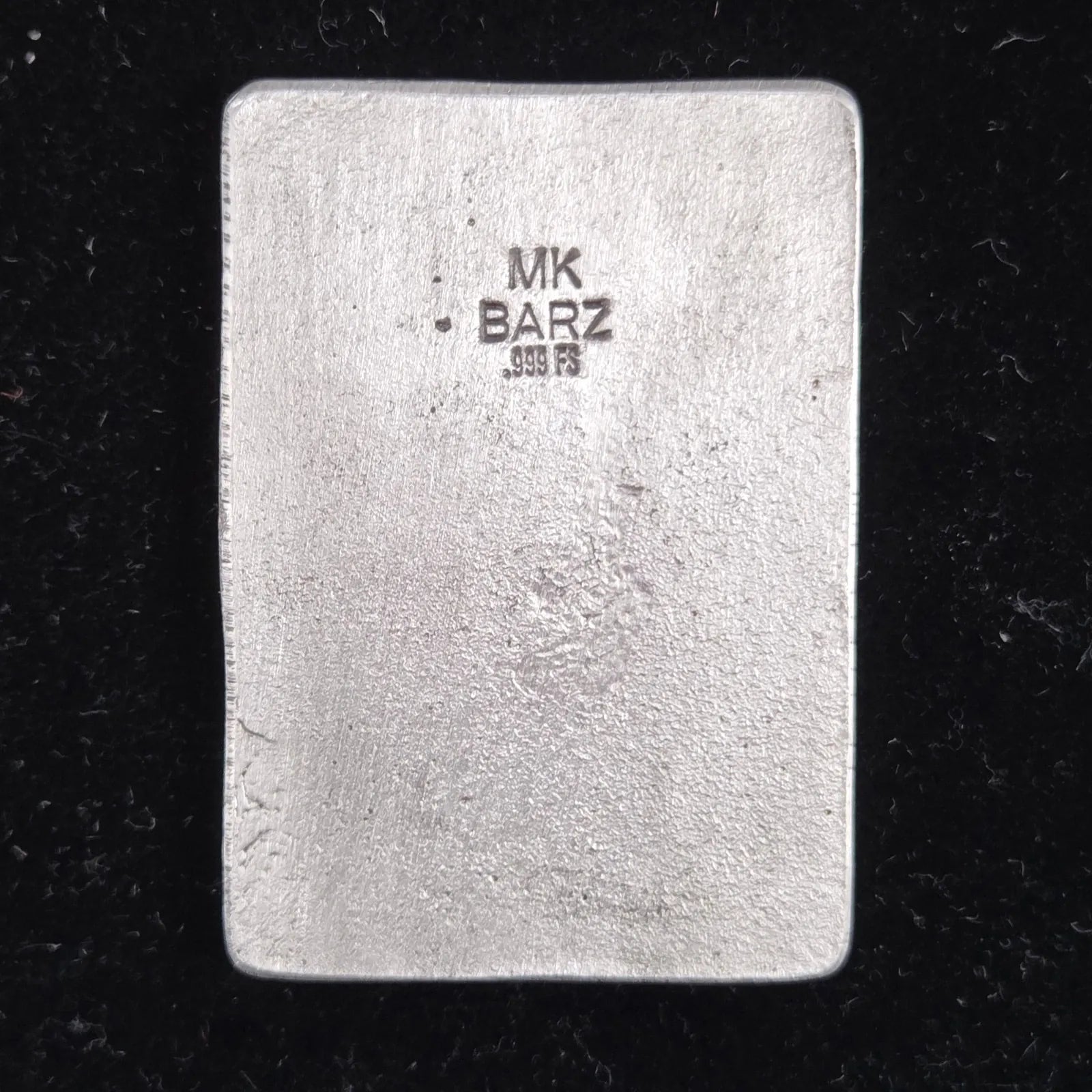 ~1.57 Troy Oz MK BarZ "Imperial Credit" 2D Sand Cast Relief .999 FS - MK BARZ AND BULLION