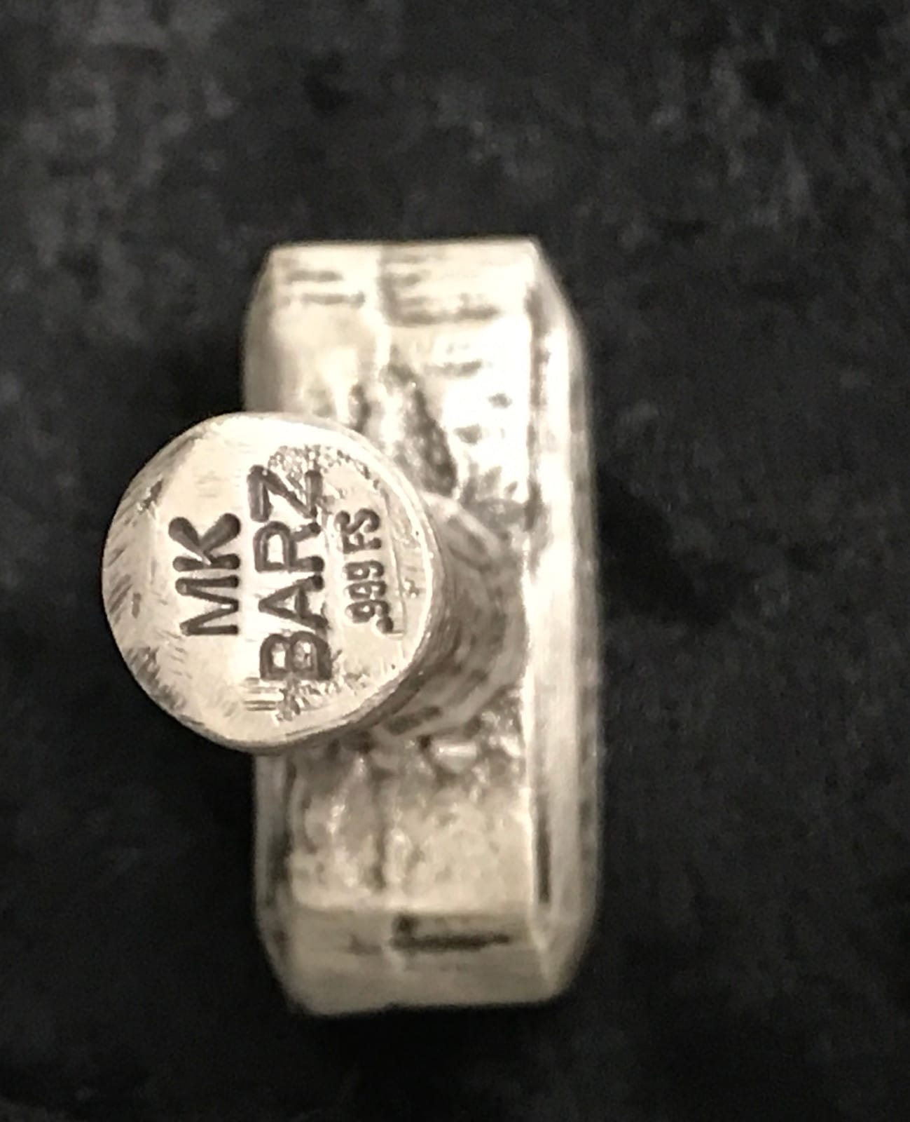 2 ozt MK BarZ "Viking War Hammer" .999 Silver POURED Bar Complete 3D Statue - MK BARZ AND BULLION