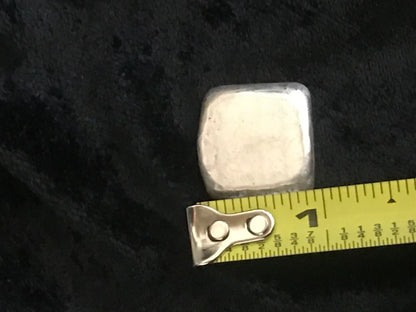 1 Troy Oz MK BARZ "MK Skull Square Original Antique" .999 Fine Silver - MK BARZ AND BULLION