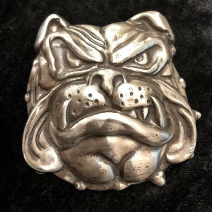 12 Oz MK BarZ "Big Ass Bull Dog" LTD to 500 Bar .999FS - MK BARZ AND BULLION