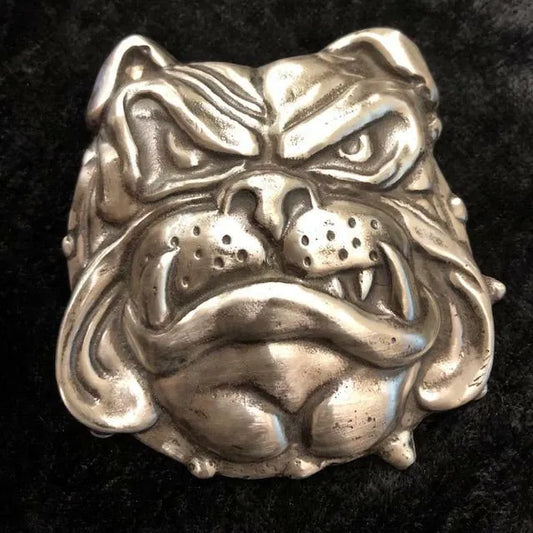 12 Oz MK BarZ "Big Ass Bull Dog" LTD to 500 Bar .999FS - MK BARZ AND BULLION
