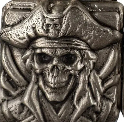 3.5 Oz MK Barz "pirates Entrance" Hand Poured .999 Fine Silver. New Pour - MK BARZ AND BULLION