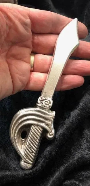 6 Ozt MK BarZ "Large Saber" Sand Cast .999 Fine Silver - MK BARZ AND BULLION
