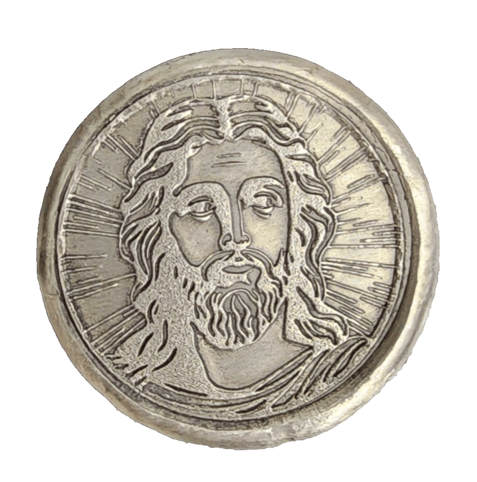 1 Ozt. .999 FS Christ Hand Poured Silver by MKBarz - MK BARZ AND BULLION