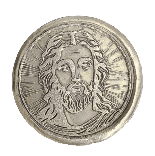 1 Ozt. .999 FS Christ Hand Poured Silver by MKBarz - MK BARZ AND BULLION