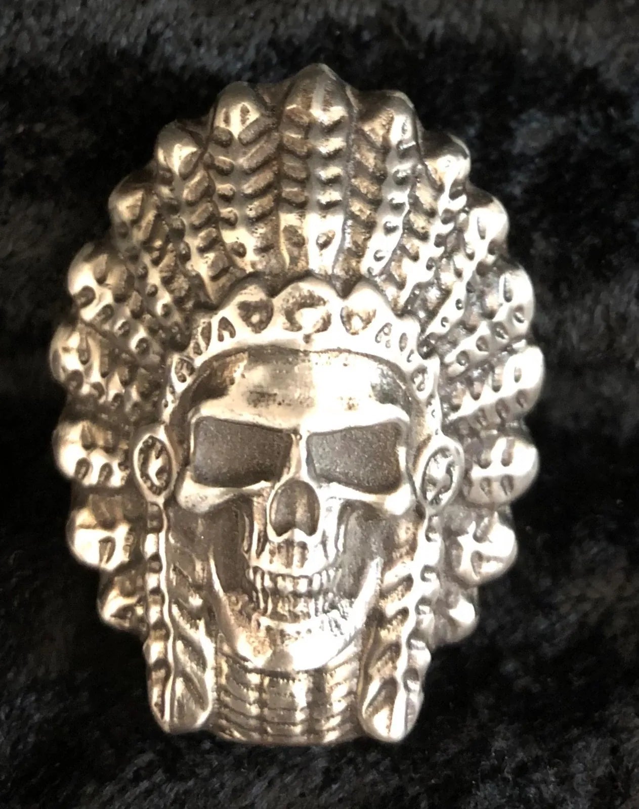 3 Oz MK BarZ Hand Poured "Skull Chief" 2D .999 Bar - MK BARZ AND BULLION