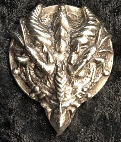 10 Oz MK BarZ "Deadly Dragon Medallion" LTD 2D Image Round .999 FS - MK BARZ AND BULLION