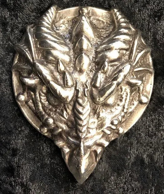 10 Oz MK BarZ "Deadly Dragon Medallion" LTD 2D Image Round .999 FS - MK BARZ AND BULLION