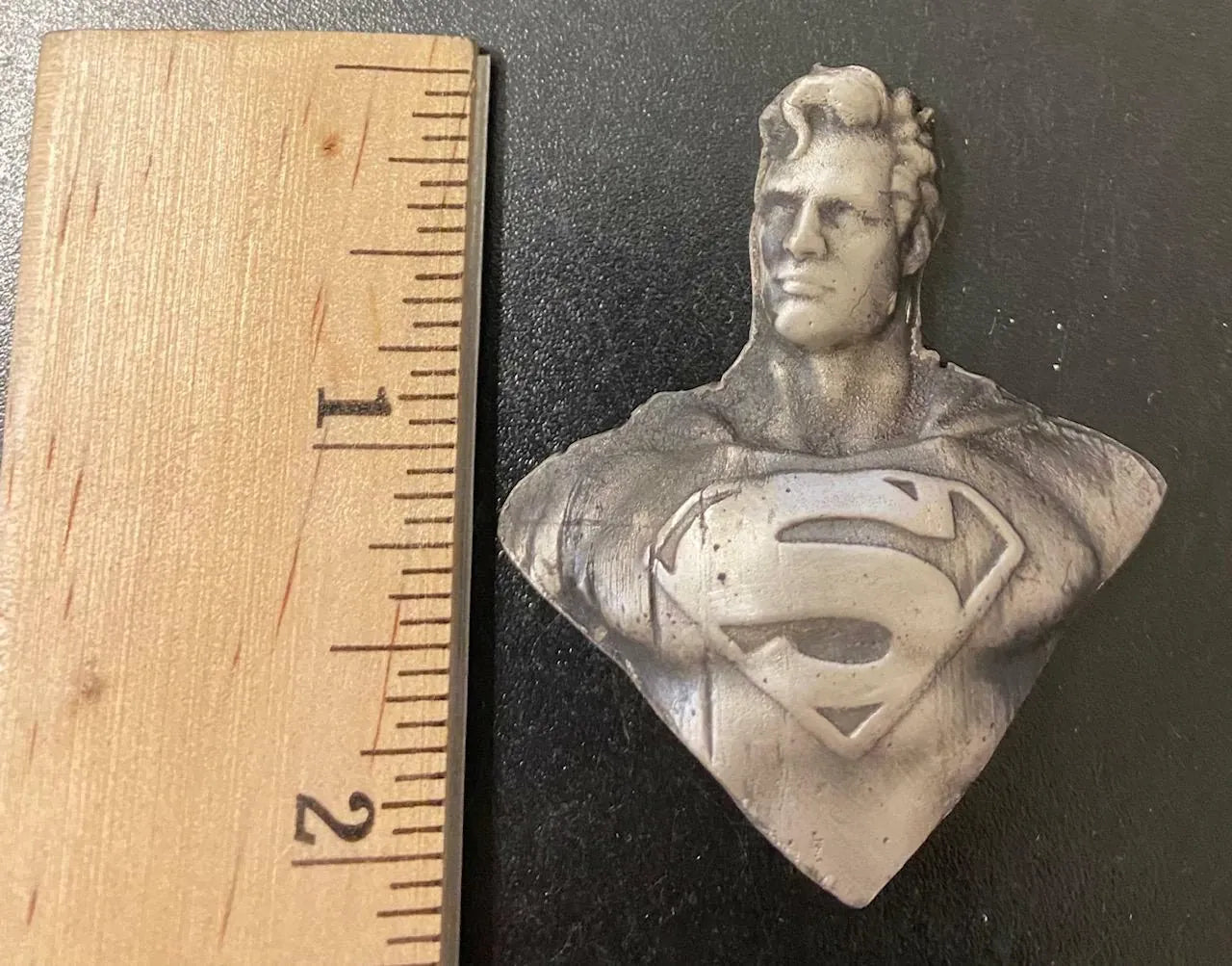 ~2 Ozt MK BarZ "Classic Superman" 2 Part Closed Sand Cast .999 Fine Silver - MK BARZ AND BULLION