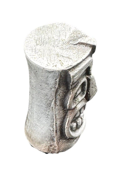 3.42 Oz MK Barz “Tiki Chunk" Hand Poured .999 Fine Silver Sandcasted - MK BARZ AND BULLION
