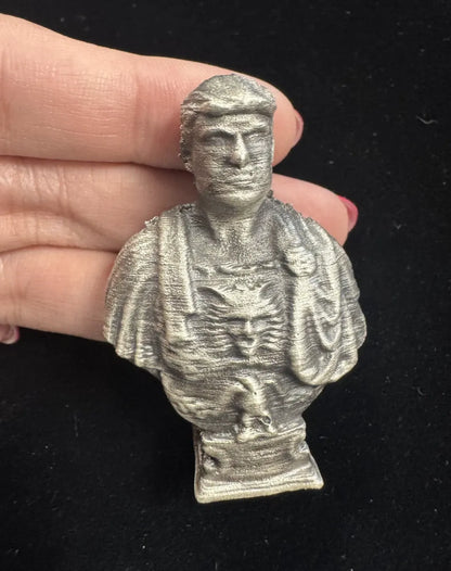 ~3.1 Troy Oz MK BarZ 3D "Regal Trump" Bust Statue .999 FS - MK BARZ AND BULLION