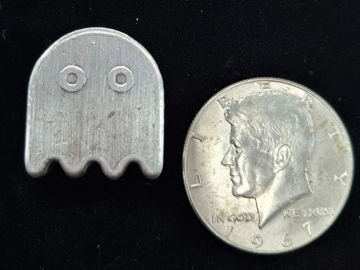 1 Troy Oz. MK BarZ "Pac-Dude Ghost" .999 Fine Silver - MK BARZ AND BULLION