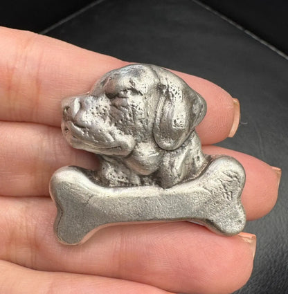 1.5 Oz MK BarZ "Big Dog“ Hand Poured .999 FS Bar - MK BARZ AND BULLION
