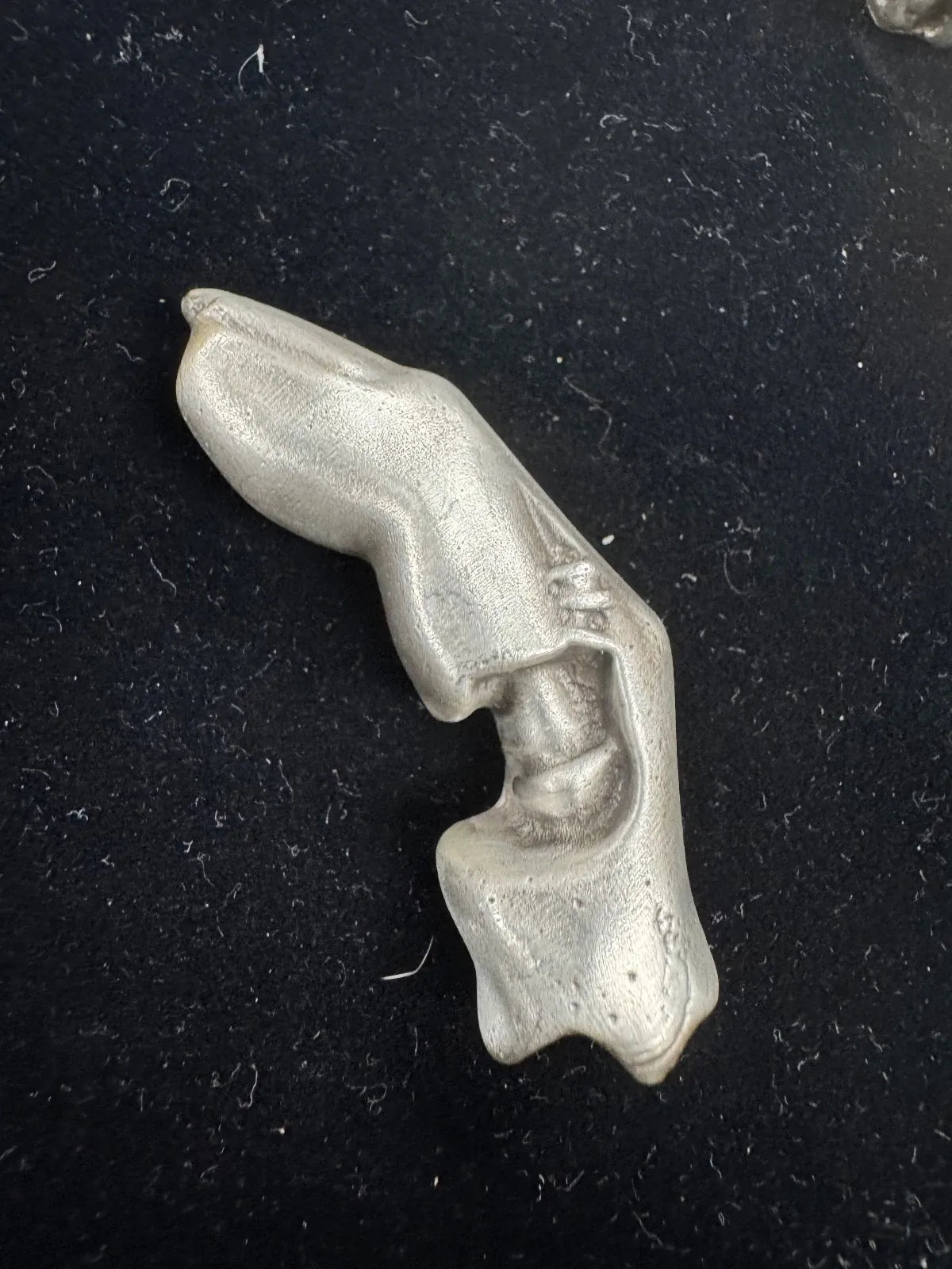 2.5 oz MK Barz "Zombie Finger" Hand Poured .999 Fine Silver - MK BARZ AND BULLION