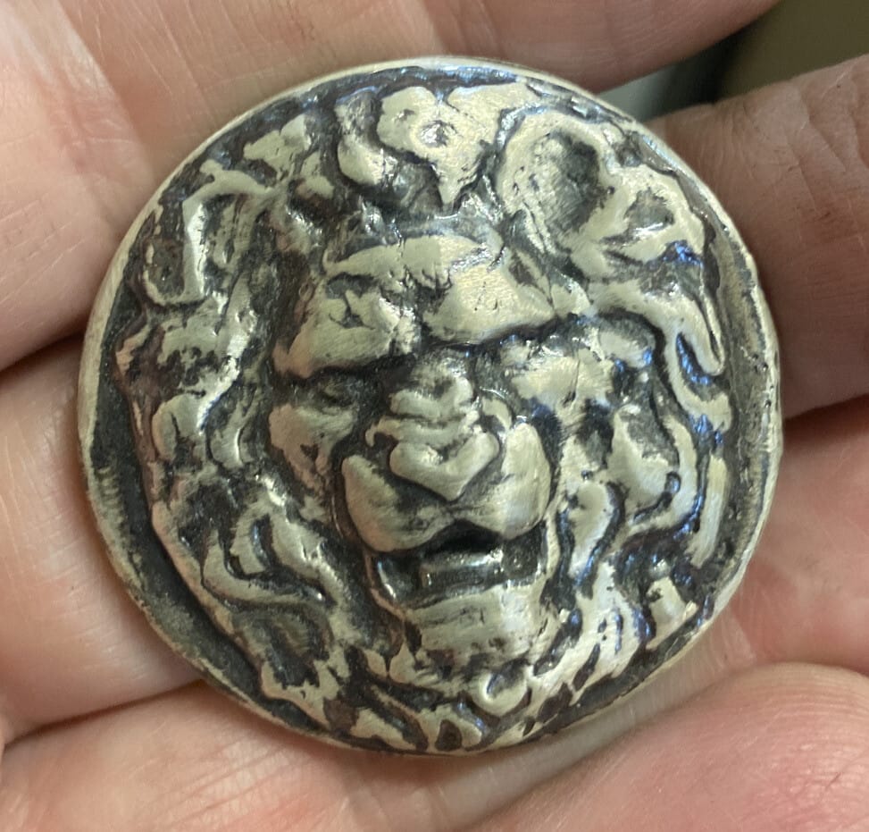 2.5 Oz MK BarZ "Leo lion" Round .999 FS - MK BARZ AND BULLION