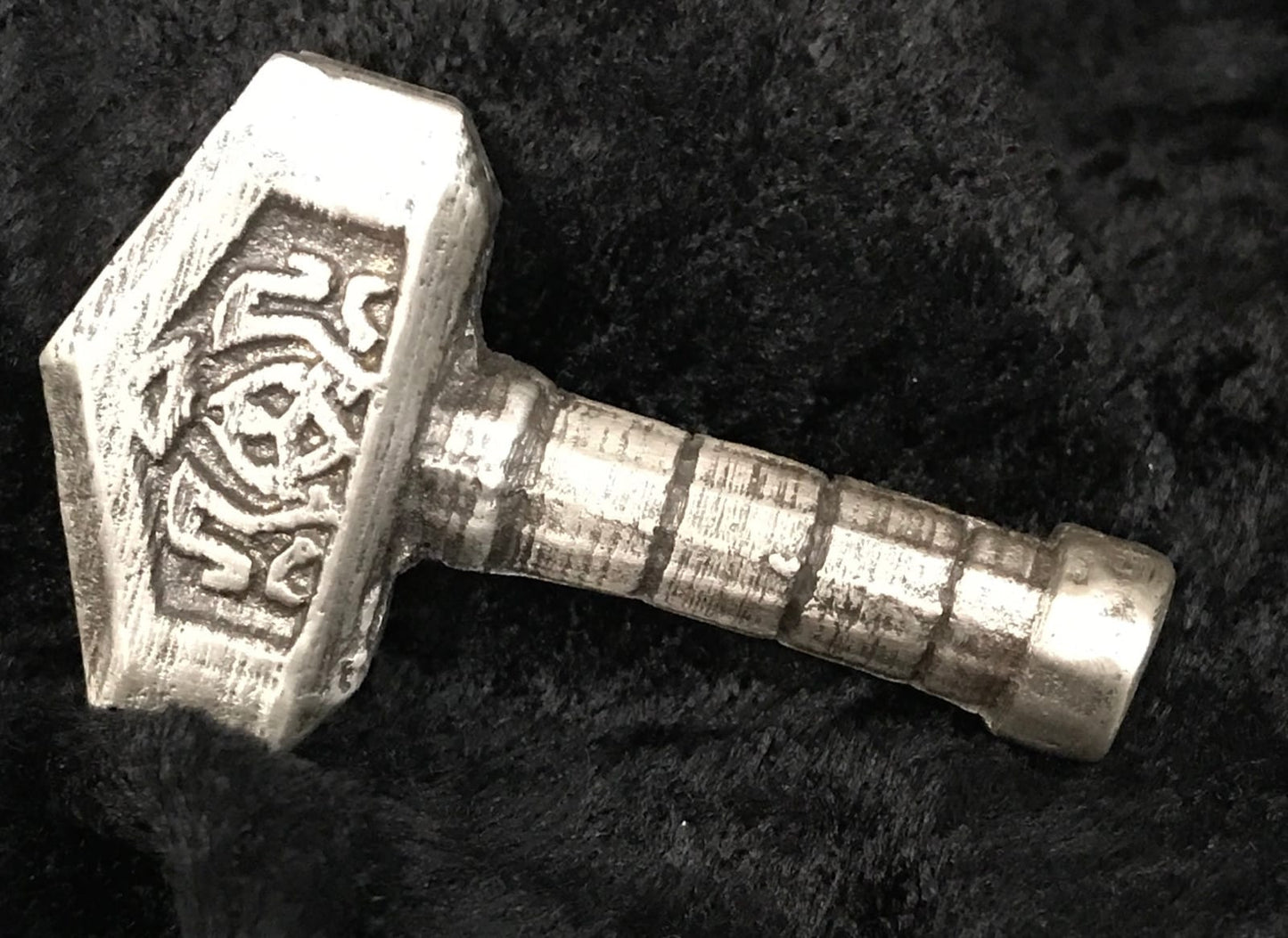 2 ozt MK BarZ "Viking War Hammer" .999 Silver POURED Bar Complete 3D Statue - MK BARZ AND BULLION