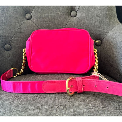 Valentino Garavani Sport Hot Pink Satin Belt Bag - Pink / satin / belt Bag