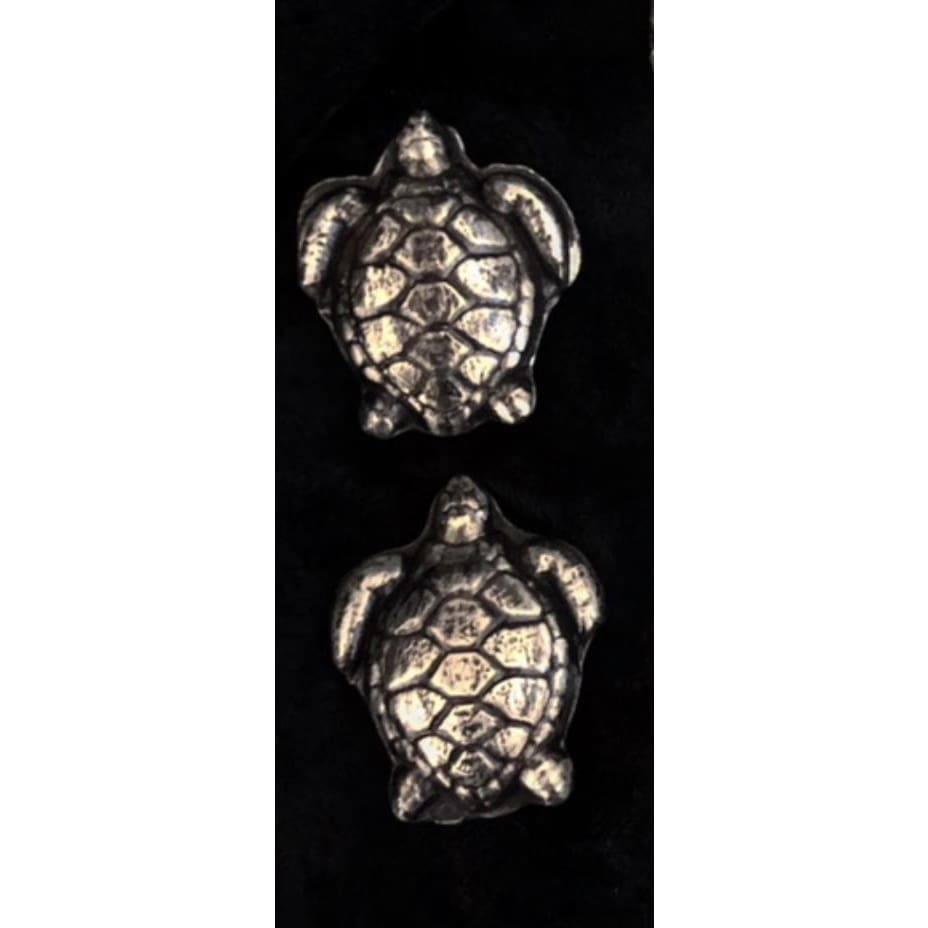 1.5 Oz  MK BarZ  "2D Sea Turtle" Hand Poured .999 FS Bar - MK BARZ AND BULLION