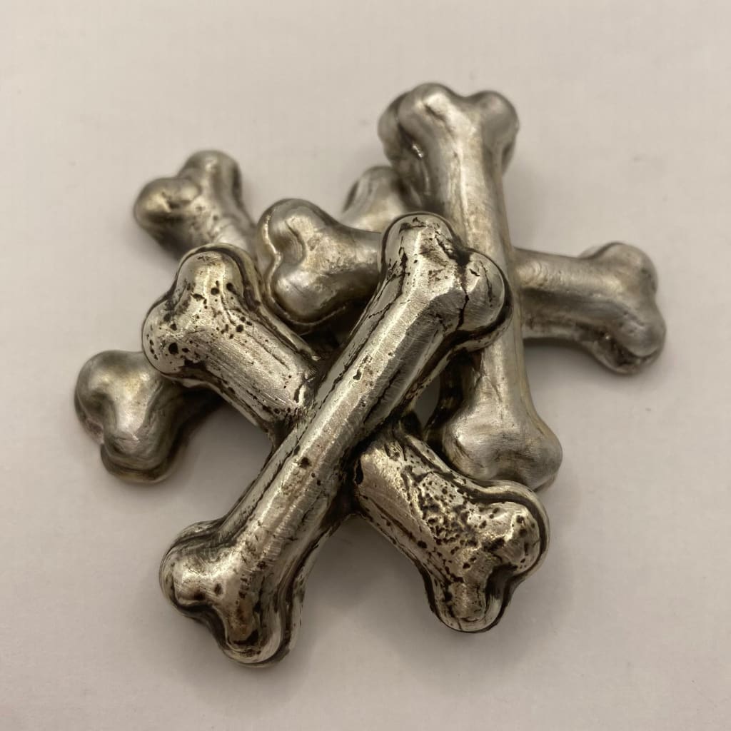 1.5 Troy Oz MK BarZ Crossbones Bar 999 FS