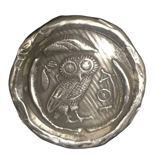 1 Oz MK BarZ Owl of Athena! Replica Ancient Coin.999 FS