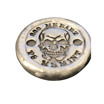 1 Ozt MK BarZ ANGRY SKULL Round.999 FS