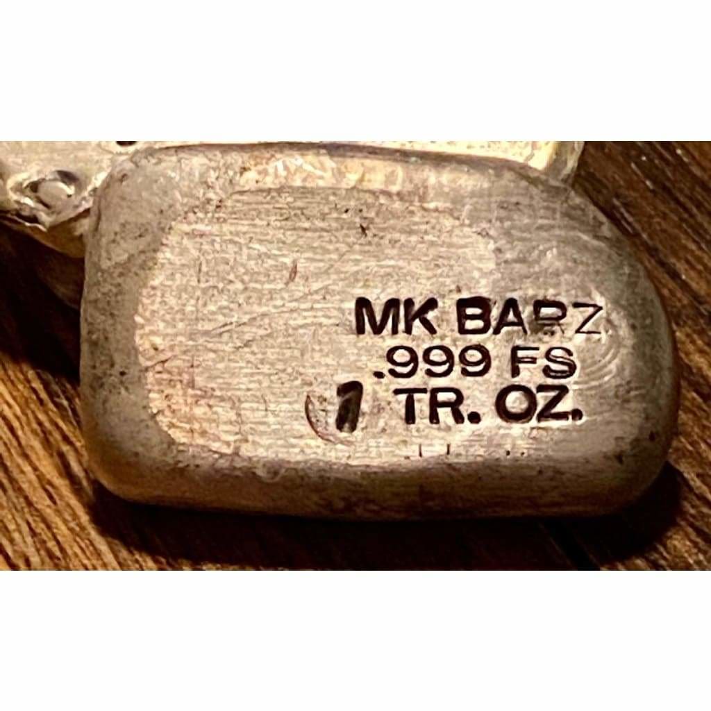 1 Troy Oz. MK BarZ Treasure Bar.999 FS