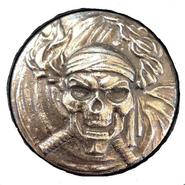 10 Troy Oz. MK BarZ Buccaneer- LIMITED to 500 ONLY Sand Cast Round