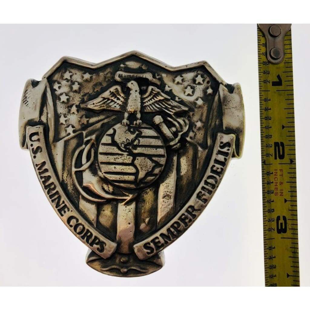 12 Oz MK BarZ U.S. Marines Semper Fi-Medal of Honor Sand Cast LTD.999 FS Bar - silver bullion